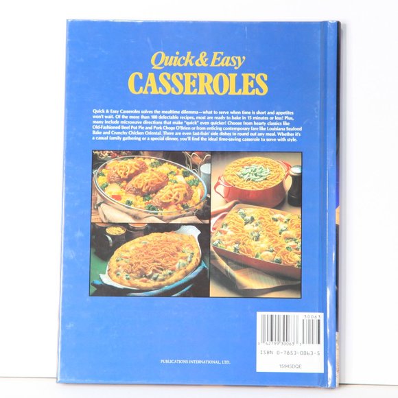 Quick & Easy Casseroles Hardcover Book: Favorite All Time Recipes - Picture 3 of 3